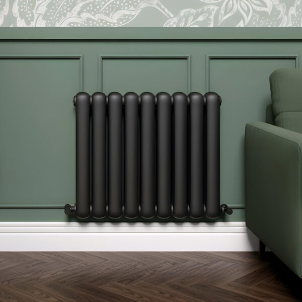 Sorrento Anthracite Horizontal 2 Column Designer Radiator | Designer Radiator | Heating | Delivery UK and Ireland | Bathshed