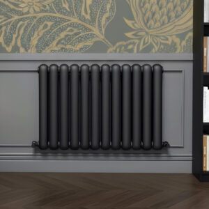 Sorrento Anthracite Horizontal 2 Column Designer Radiator | Designer Radiator | Heating | Delivery UK and Ireland | Bathshed
