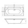 Wicklow 1700x750mm Double Ended Bath, Wicklow 1800x800mm Double Ended Bath, Nationwide delivery Ireland & the UK