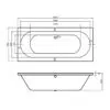 Wicklow 1700x750mm Double Ended Bath, Wicklow 1800x800mm Double Ended Bath, Nationwide delivery Ireland & the UK