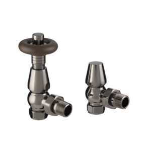Chelsea Angled Black Nickel Valves