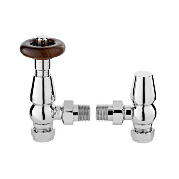 Chelsea Angled Chrome Valves