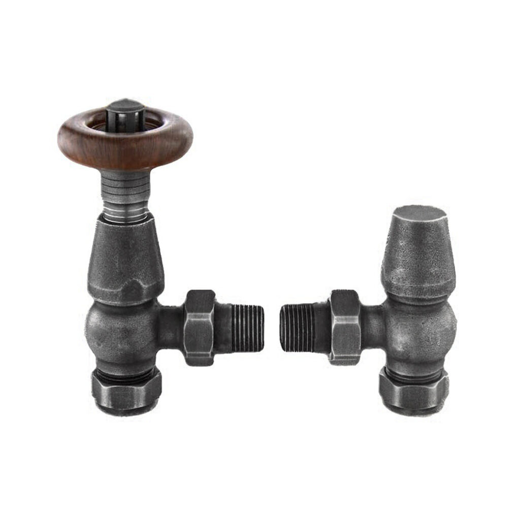Chelsea Angled Pewter Valves