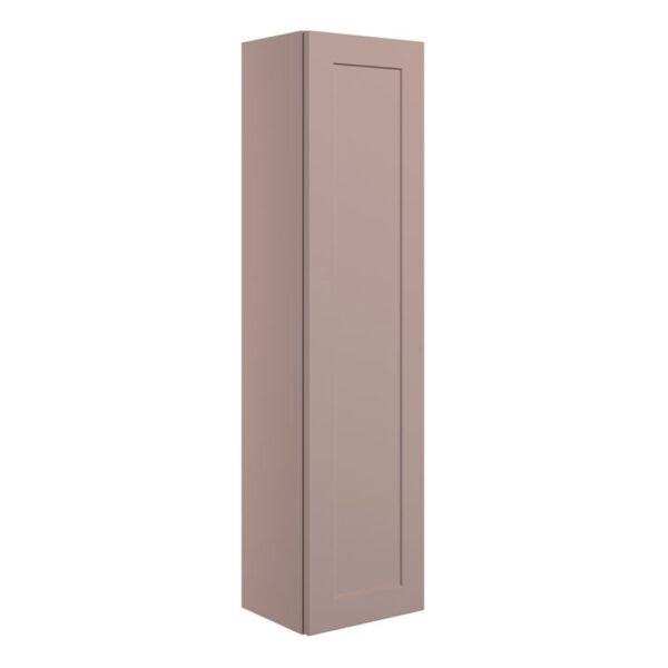 Eden 300mm Wall Hung 1 Door Tall Unit - Matt Peony