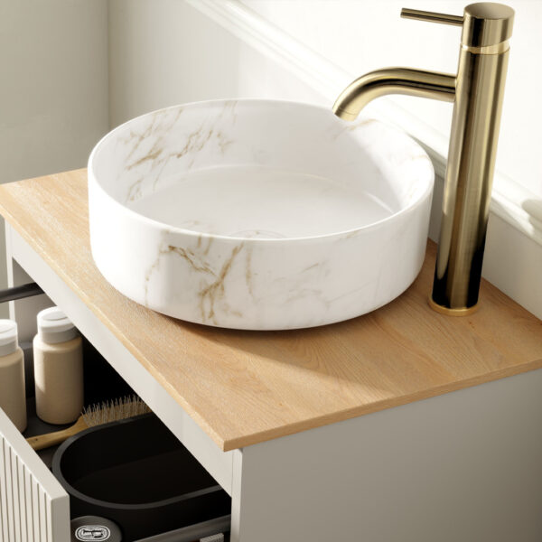 Ibiza round countertop basin | Nationwide shipping UK and Ireland | Bathshed