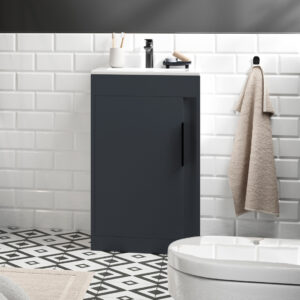 Marlow floorstanding vanity unit | Green, Pink, Blue, Green, Graphite, White | Haven Furniture | Nationwide shipping ireland and the uk | Bathshed