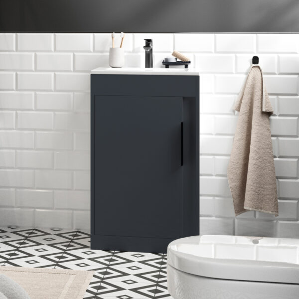 Marlow floorstanding vanity unit | Green, Pink, Blue, Green, Graphite, White | Haven Furniture | Nationwide shipping ireland and the uk | Bathshed
