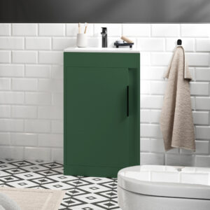 Marlow floorstanding vanity unit | Green, Pink, Blue, Green, Graphite, White | Haven Furniture | Nationwide shipping ireland and the uk | Bathshed
