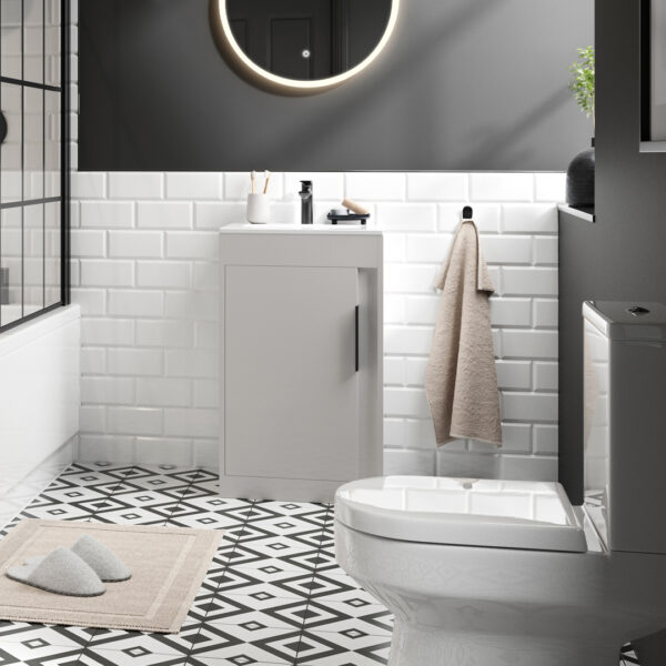 Marlow floorstanding vanity unit | Green, Pink, Blue, Green, Graphite, White | Haven Furniture | Nationwide shipping ireland and the uk | Bathshed