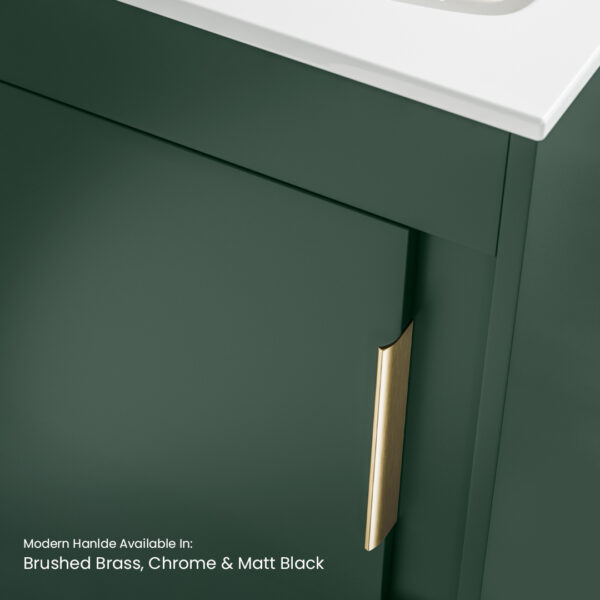 Marlow floorstanding vanity unit | Green, Pink, Blue, Green, Graphite, White | Haven Furniture | Nationwide shipping ireland and the uk | Bathshed