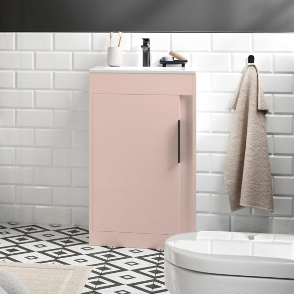 Marlow floorstanding vanity unit | Green, Pink, Blue, Green, Graphite, White | Haven Furniture | Nationwide shipping ireland and the uk | Bathshed