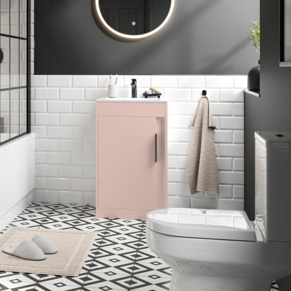 Marlow floorstanding vanity unit | Green, Pink, Blue, Green, Graphite, White | Haven Furniture | Nationwide shipping ireland and the uk | Bathshed