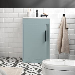 Marlow floorstanding vanity unit | Green, Pink, Blue, Green, Graphite, White | Haven Furniture | Nationwide shipping ireland and the uk | Bathshed
