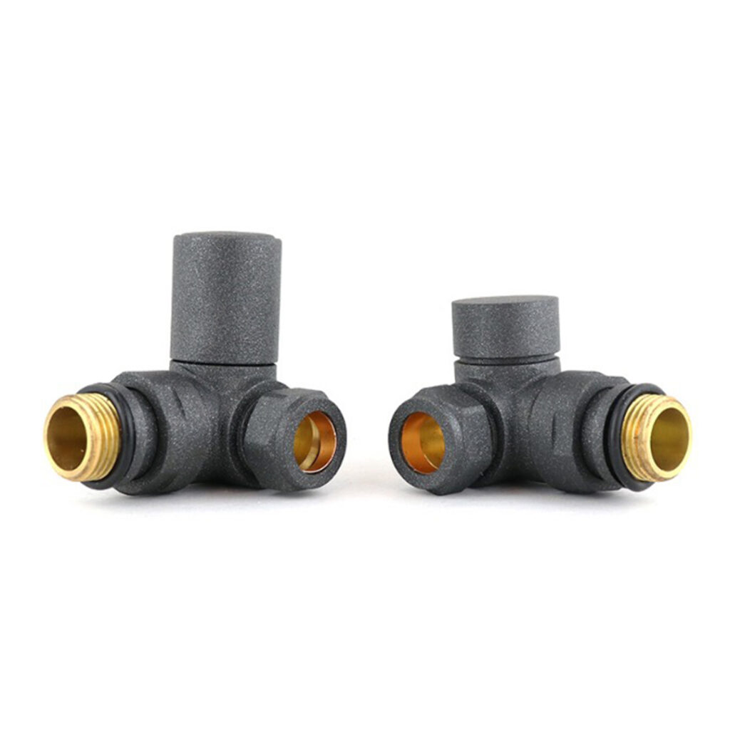 Round Corner Anthracite Valves