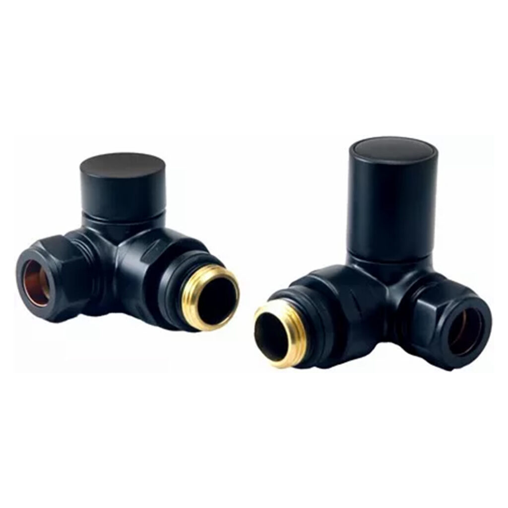 Round Corner Black Valves