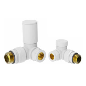 Round Corner White Valves