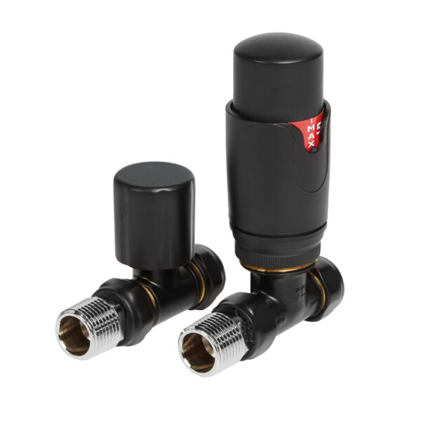 TRV Valves Black | Heating Accessories | Bathshed | Nationwide Delivery UK and Ireland
