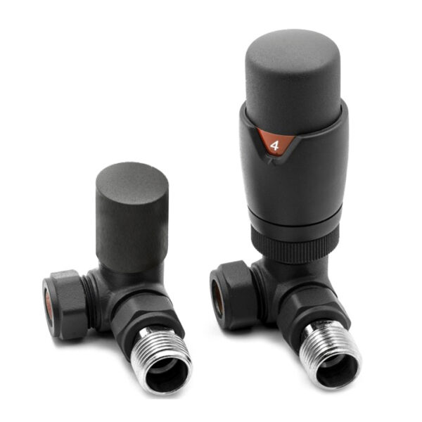 TRV Valves Anthracite | Heating Accessories | Bathshed | Nationwide Delivery UK and Ireland