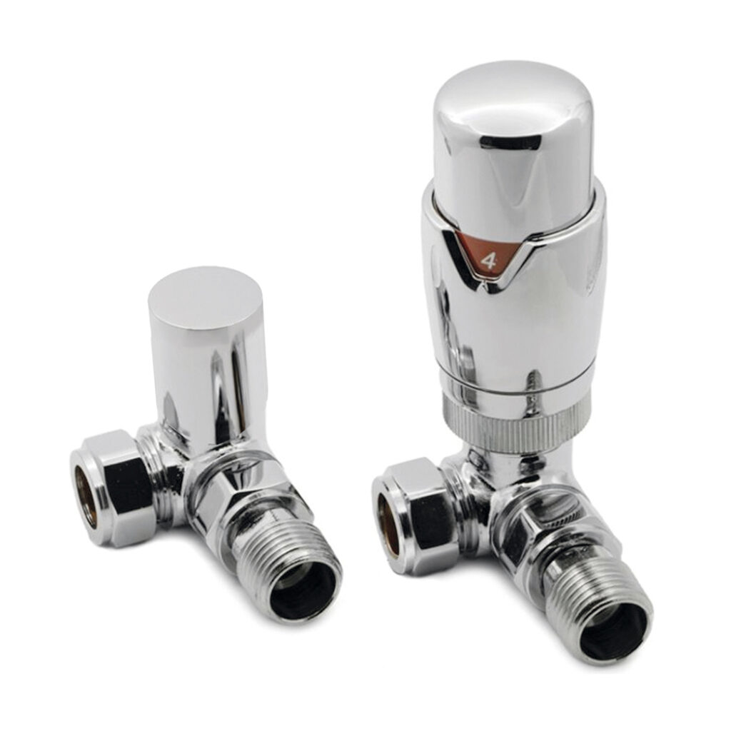 TRV Corner Chrome Valves