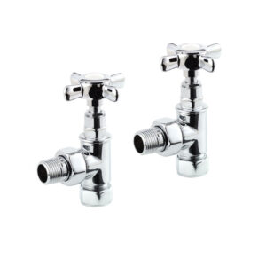 Traditional Angled CrossHead Chrome Valves