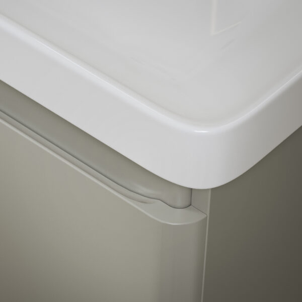 Isla 1 drawer wall hung vanity unit | White, Latte & Black | Haven Furniture | Nationwide shipping ireland and the uk | Bathshed