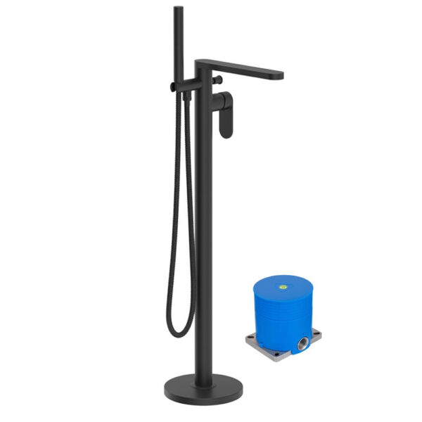 URBAN Floorstanding Bath Shower Mixer Matt Black