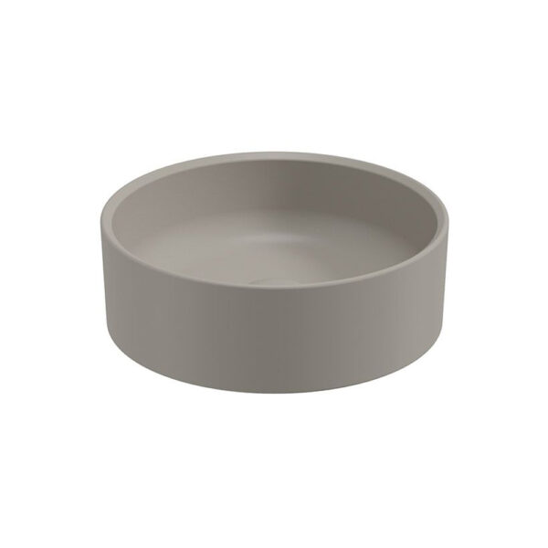 LIVING Round Countertop Wash Basin & Waste City Stone