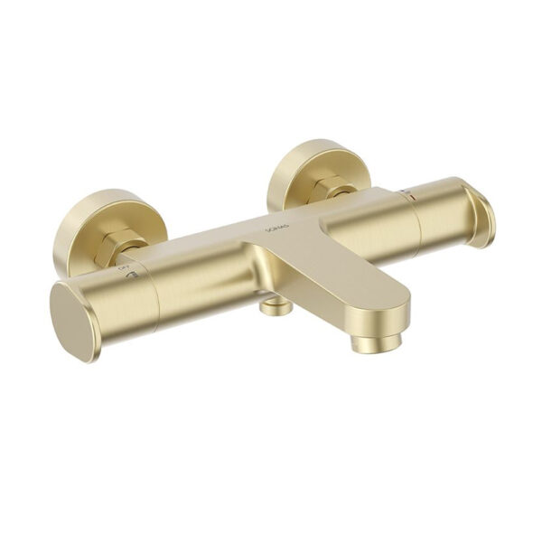 URBAN Thermostatic Bath Shower Mixer Brushed Gold