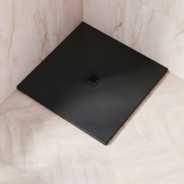Black Square Slate Shower Tray | Shower Trays | Bathshed | Next day dispatch ireland and the UK