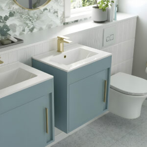Marlow sea green wall hung vanity unit | Bathroom Furniture | next day delivery uk and ireland | Bathshed