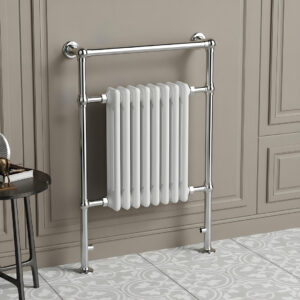 York Chrome Traditional Heated Towel Rail | Heating | Radiators Ireland and the UK | Bathshed