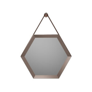 Hexa 500x433mm Hexagonal Mirror - Bronze
