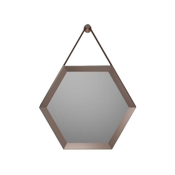 Hexa 500x433mm Hexagonal Mirror - Bronze
