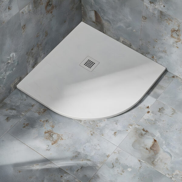 White Quadrant Slate Shower Tray | Shower Trays | Bathshed | Next day dispatch ireland and the UK
