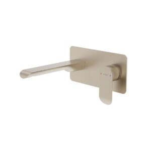 INEZ Wall Mounted Basin Mixer Brushed Nickel