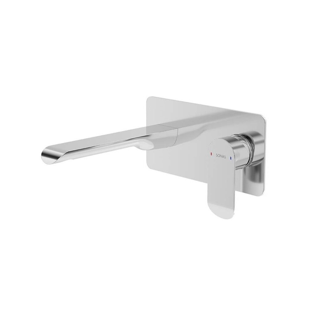 INEZ Wall Mounted Basin Mixer Chrome