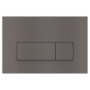 Fun Gun Metal Thin Dual Flush Plate