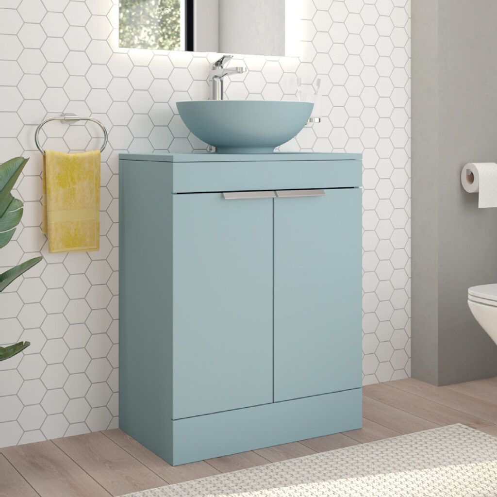 Stockholm 2 door floorstanding vanity unit | Scandinavian bathroom furniture | Sonas Bathrooms | Bathshed | Nationwide Delivery UK and Ireland
