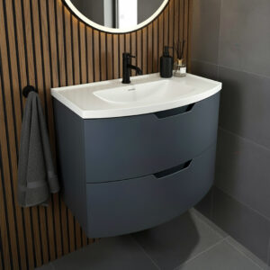 Arc Night Sky blue Wall Hung Vanity Unit | Clearance Bathroom Items | Sonas Bathrooms | Bathshed | Nationwide Delivery Ireland & The UK