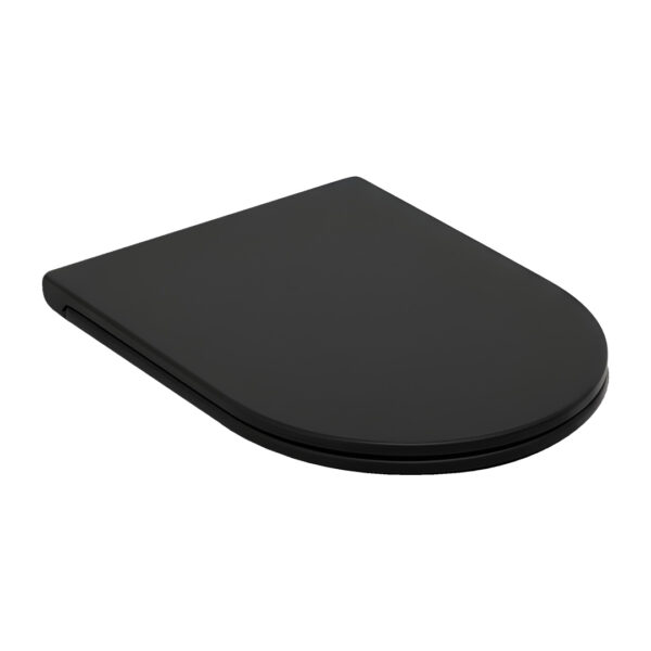 Atti series 300 matt black toilet seat