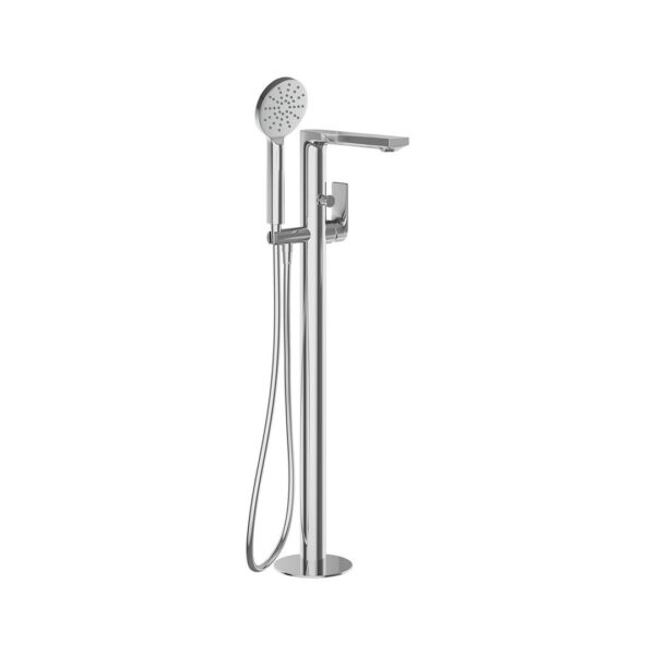 Cashel Floor standing Bath Shower Mixer | Brushed Brass, Matt Black, Chrome, Gun Metal | Bathshed | Nationwide Delivery Ireland & The UK