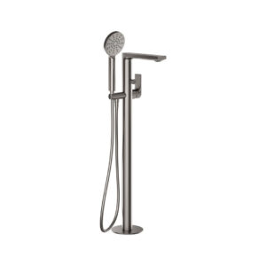 Cashel Floor standing Bath Shower Mixer | Brushed Brass, Matt Black, Chrome, Gun Metal | Bathshed | Nationwide Delivery Ireland & The UK