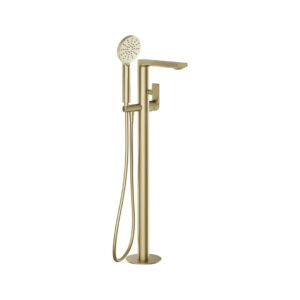 Cashel Floor standing Bath Shower Mixer | Brushed Brass, Matt Black, Chrome, Gun Metal | Bathshed | Nationwide Delivery Ireland & The UK