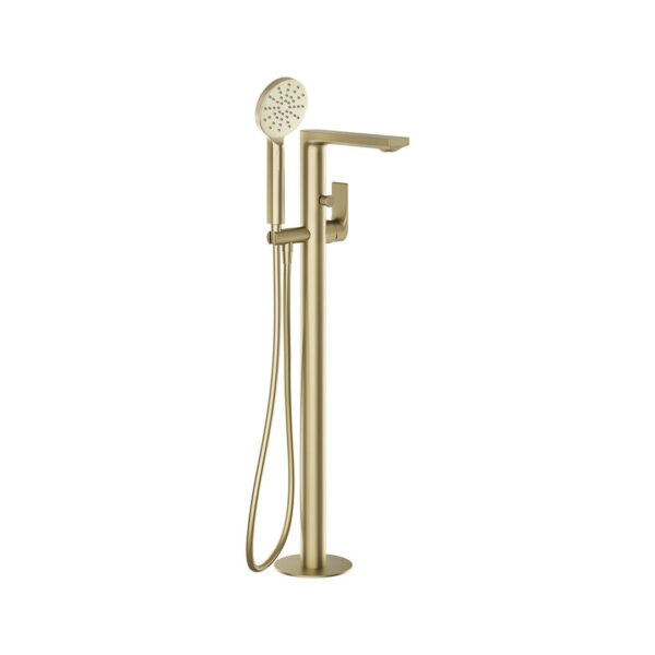 Cashel Floor standing Bath Shower Mixer | Brushed Brass, Matt Black, Chrome, Gun Metal | Bathshed | Nationwide Delivery Ireland & The UK