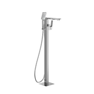 Cobh Floor standing Bath Shower Mixer | Brushed Brass, Matt Black, Chrome, Gun Metal | Bathshed | Nationwide Delivery Ireland & The UK
