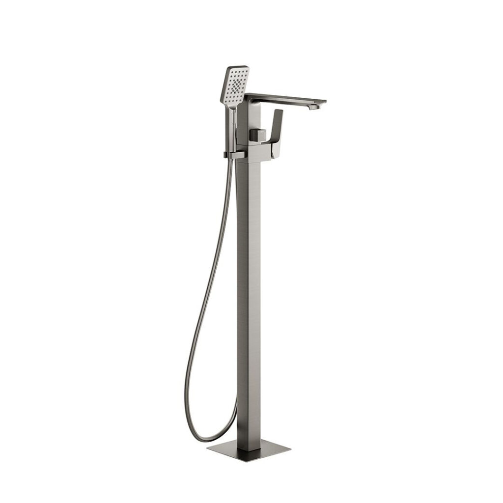 Cobh Floor standing Bath Shower Mixer | Brushed Brass, Matt Black, Chrome, Gun Metal | Bathshed | Nationwide Delivery Ireland & The UK