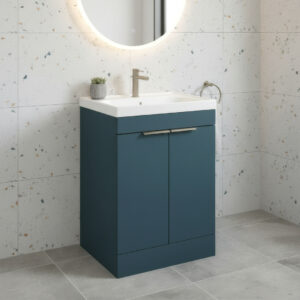 Stockholm ocean blue floorstanding Vanity Unit | Clearance Bathroom Items | Sonas Bathrooms | Bathshed | Nationwide Delivery Ireland & The UK