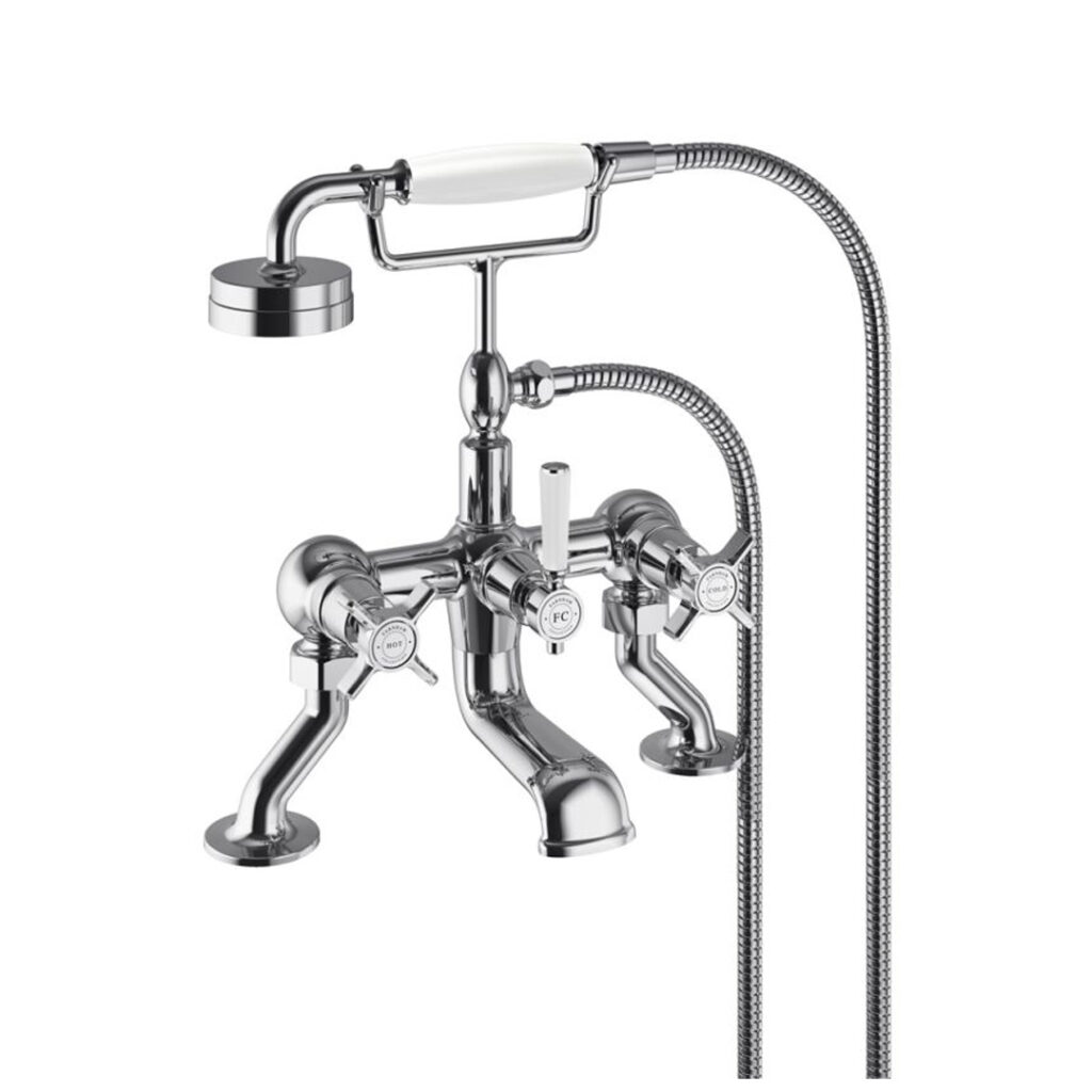 Adare Bath Shower Mixer | Chrome Plated | Bathshed | Nationwide Delivery Ireland & The UK