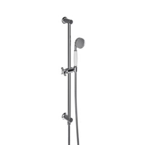Adare Sliding Rail Kit | Traditional Shower Rail with Brass Handset | Bathshed | Nationwide Delivery Ireland & the UK