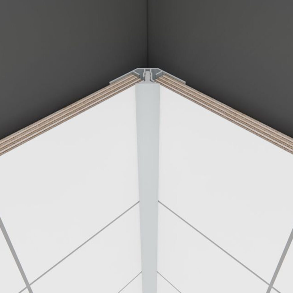 Internal corner profile for fibo wall panels | Nationwide delivery UK | Bathshed